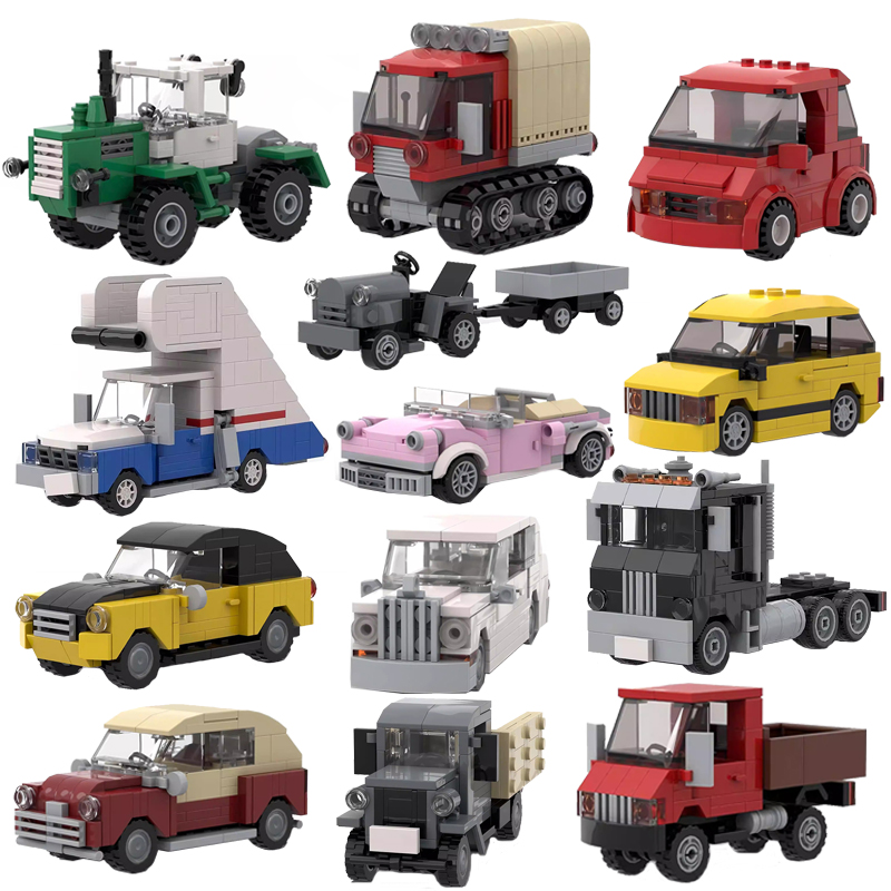 Victor Racket Jetspeed - MOC Miasto Mini Samochód Traktor Skuter