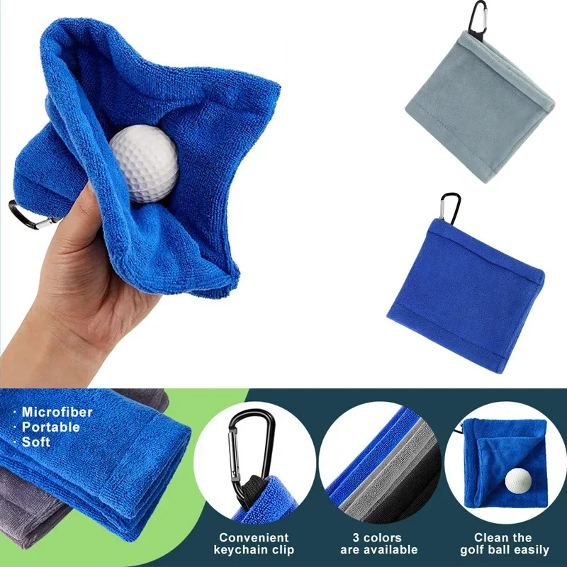 Golf Towel Waffle - Ręcznik z mikrofibry do czyszczenia piłek