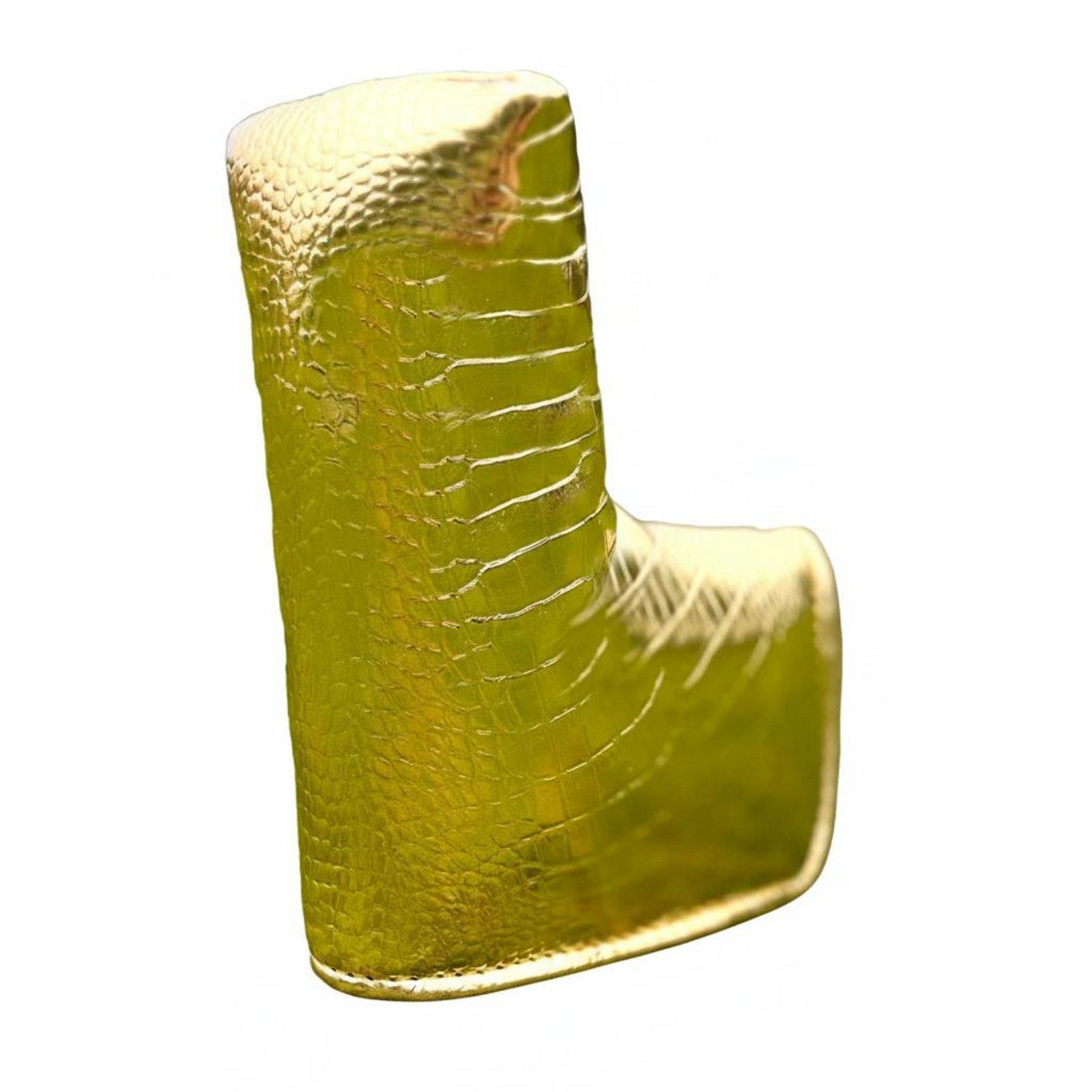 Putter Mallet Blade - Magnetyczny pokrowiec na putter golfowy, skórzany,