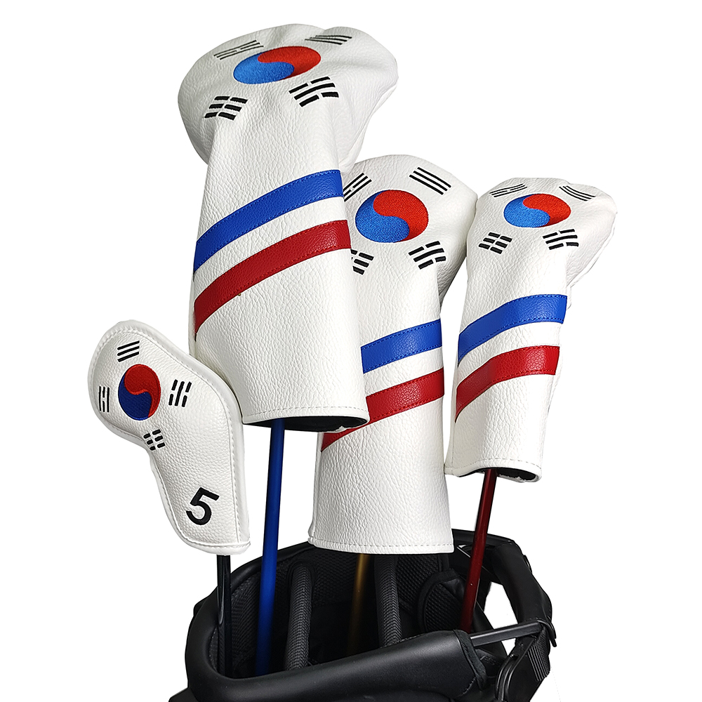 Golf Club Iron Set - Zestaw patriotycznych pokrowców na główki kijów