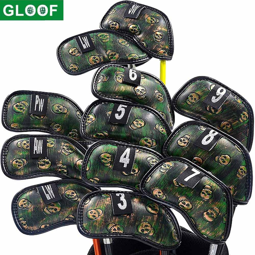 Golf Club Iron Set - 12 szt. Pokrowców na główki kijów
