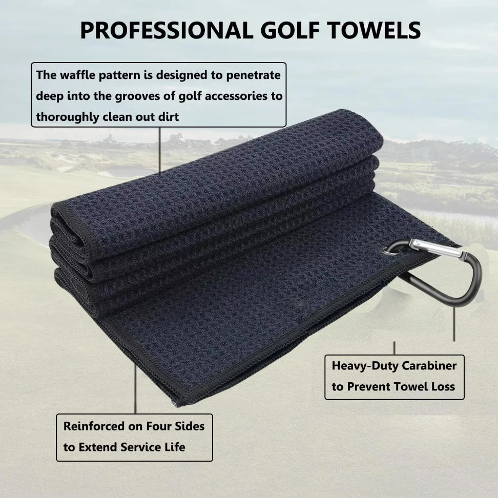 Wielokolorowe ręczniki golfowe – Golf Towel Waffle recenzja i cena