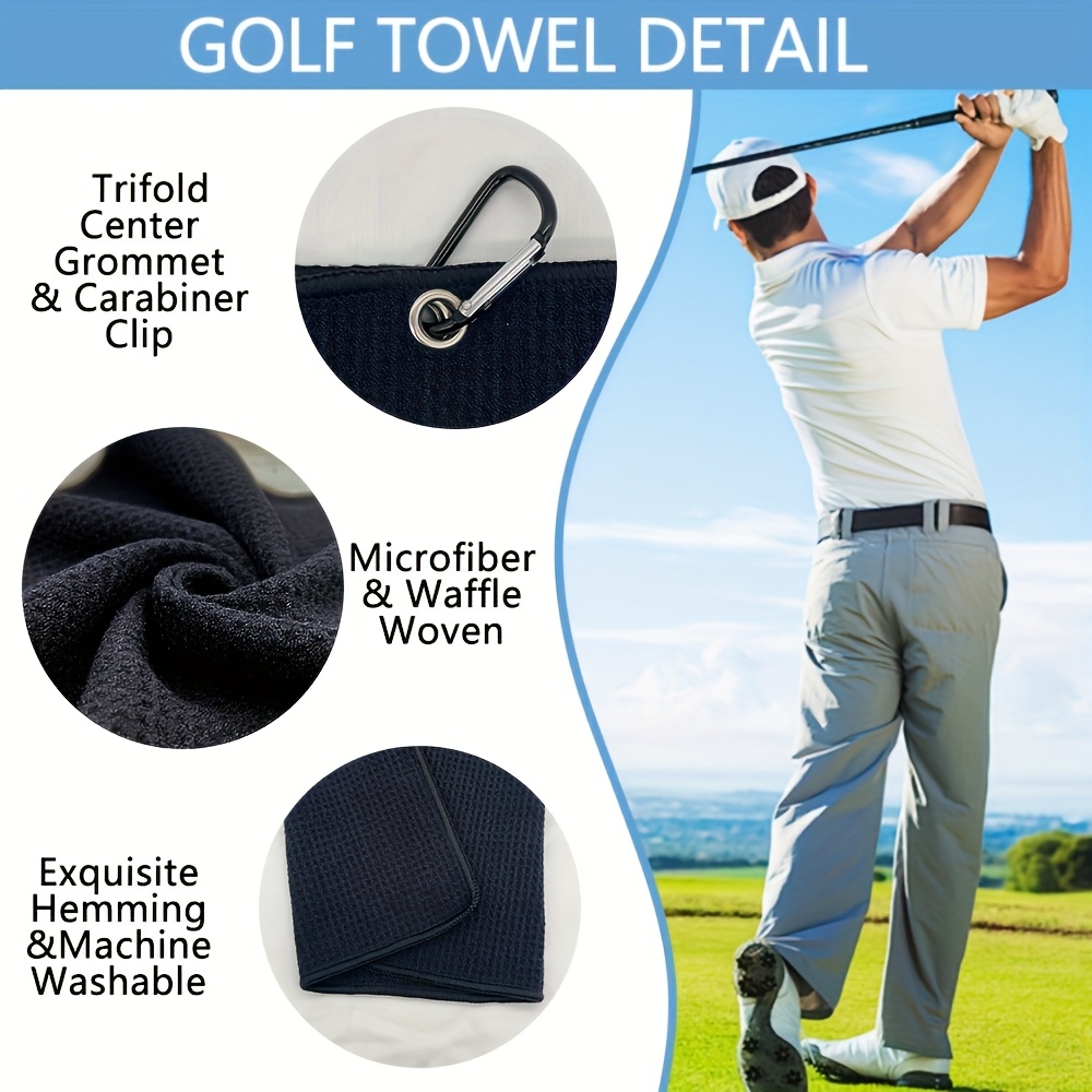 Ręcznik golfowy premium z klip – Golf Towel Waffle recenzja i cena