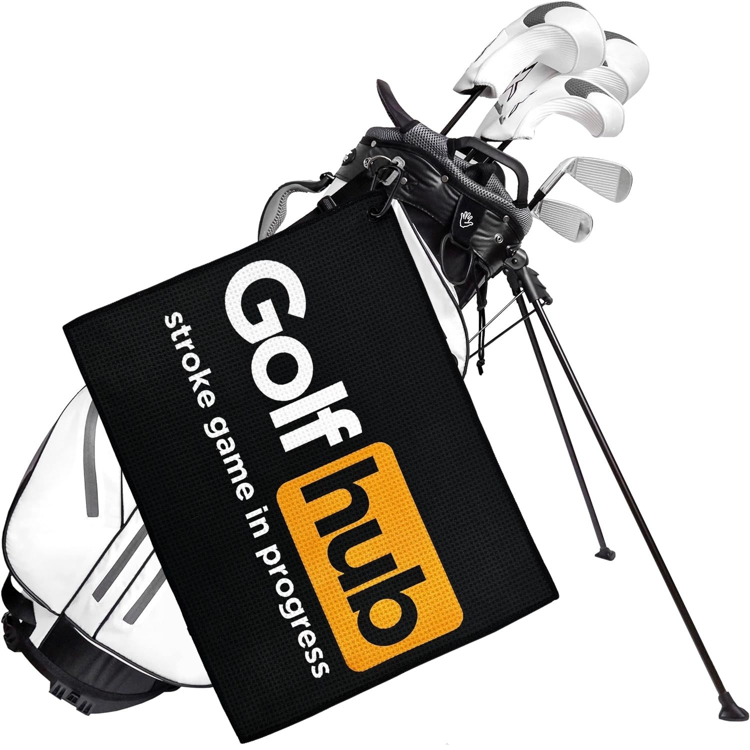Zabawny ręcznik golfowy z mikr – Golf Towel Waffle recenzja i cena