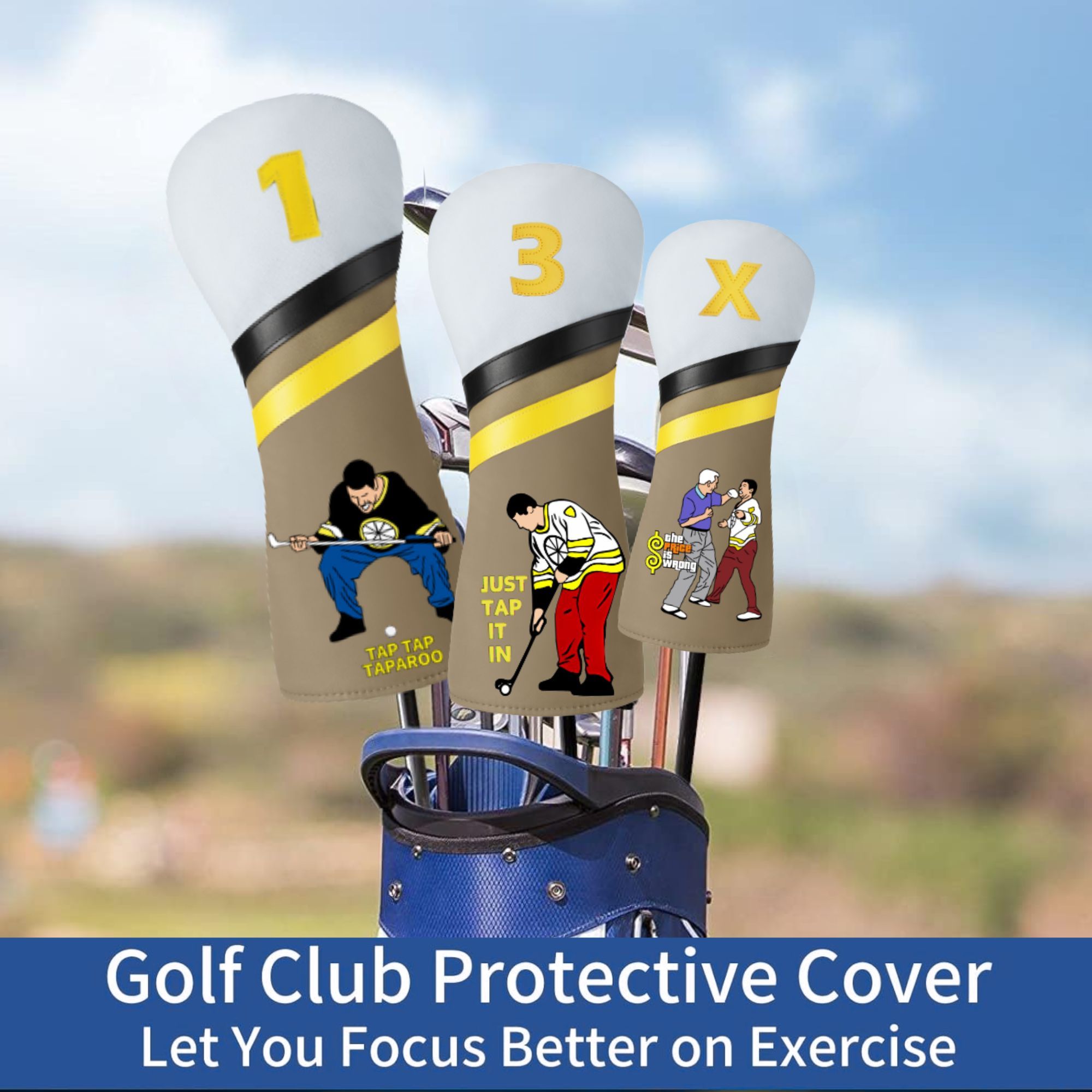 Zabawny pokrowiec na kije golf – Putter Mallet Blade recenzja i cena