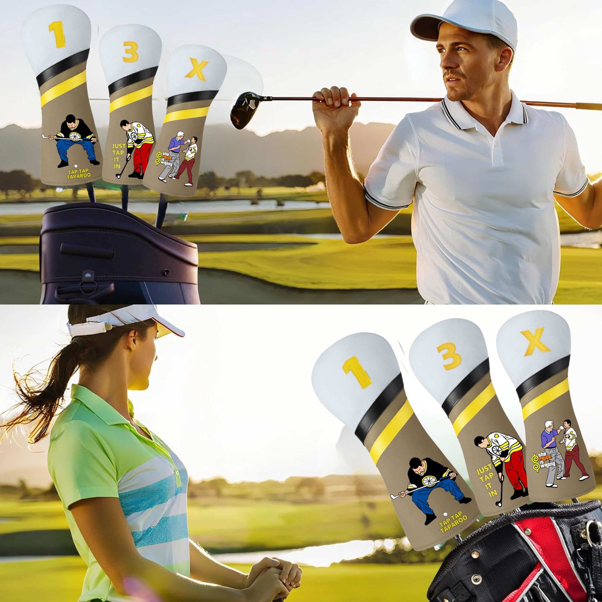 Zabawny pokrowiec na kije golf – Putter Mallet Blade recenzja i cena